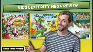 Kids Dexterity Mega Review: Turtle Splash; Piazza Rabazza; Diego Drachenzahn