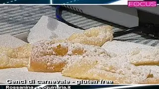 ricetta cenci carnevale gluten free