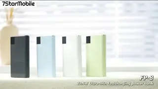 REMAX FP-8 22.5W Ultra-Thin 10000mAh Power Bank Fast Charging Dual Ports Slim Design Power Banks 