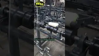 Cone winding machine | hank to cone process #machine #shorts #reels #youtubeshorts #trend #yt