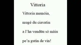 15 - Vittoria. VUXE E P&Agrave;ULA: N&Eacute;NIE E FILASTR&Oacute;CCHE DU P&Agrave;IZE.
