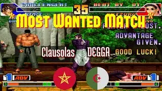@kof98: Clausolas (MA) vs DEGGA (DZ) [King of Fighters 98 Fightcade] Sep 22