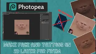 NO PHOTOSHOP 3D? Do This Instead! Face and Tattoos For FiveM