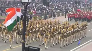 Cisf contingent Best marching at Rajpath New Delhi 26 January Final 2022