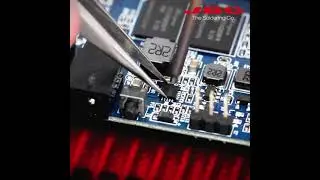 JBC JNA High-Precision Hot Air Station in action! #soldering tools