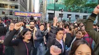 NYC Views How to dance Salsa at Bryant Park.