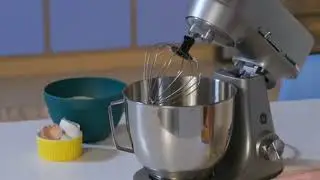 Limited-time deal: GE Tilt-Head Electric Stand Mixer | 7-Speed, 350-Watt Motor | Includes 5.3-Quart