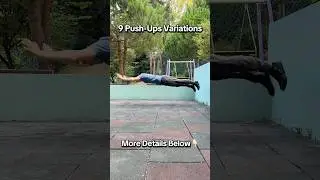 9 Beginner to Advanced Push-Ups Variations (targets different muscles) #pushups #pushupsvariations