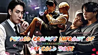 Period cramps infront of my cold 🥶 boss // taekook oneshort // taekook dubbing #taekookff 