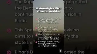 Bihar Voter List Row: SC Allows ECI Revision