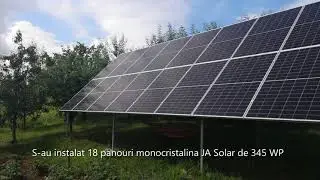 Instalare panouri solare #Fotovoltaice CEF 5kW, montaj la sol, jud Alba | Genway Romania