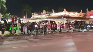 Miami Hurricane fans hit the streets of South Florida after Fiesta Bowl win