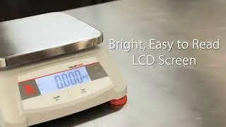 OHAUS Valor 1000 Bench Scales - Two-Button Operation, LCD Display, and 1,500-Hour Battery Life