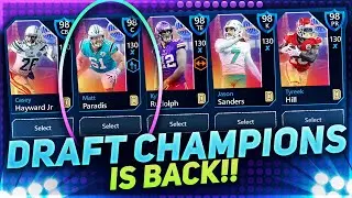 MADDEN MOBILE DRAFT CHAMPIONS IS BACK!!!! BEST DRAFT EVER!?