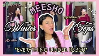 Best Meesho Winter Tops Haul💫 | Starting at Rs.184 | Try- On Haul