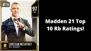 MADDEN 21 TOP 10 RB RATINGS!! ARE THESE THE BEST RUNNING BACKS??