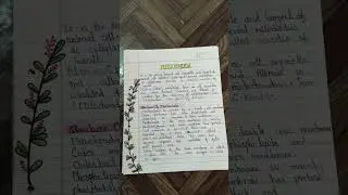 Mitochondria BSc.1st semester Assignment #shorts #study #biology #mitochondria #youtubeshorts #bsc