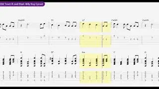 Lil Nas X - Old Town R oad (feat. Billy Ray Cyrus) (guitar tutorial) TAB