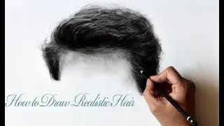 How to Draw Realistic Hair-Step by Step Drawing Tutorial