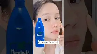 Coconut oil face massage 💆 ✨ #beauty #skincare #viralbeauty