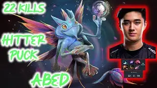 EG.ABED HARD HITTER PUCK 22 kills DAEDALUS + DESO OP BUILT Pro midlaner Dota2 7.28b fullgame
