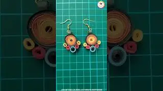 QUILLING EARRINGS | NIFT SITUATION TEST | NID STUDIO TEST | 8271485416; 6207740038 | ARTISTIC ZONE