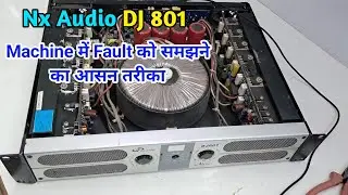 How to find fault in nx audio dj 801 amplifier repair