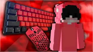 Relaxing Keyboard + Mouse Sounds (Handcam) *VERY CLICKY* | Hypixel Bedwars