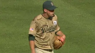 Luke Gregerson strikes out four in the 7th
