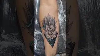 One line art Tattoo vegeta #viralvideo #short #viral #ink