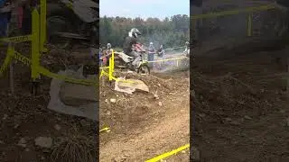 The BarkBoyz pitbike race was rowdy, full vlog is up on the channel! #pitbike #crash #sendit #fails