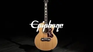 Epiphone EJ-200CE Electro Acoustic, Natural | Gear4music demo