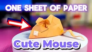 How to Fold an Origami Mouse | Easy Paper Mouse Tutorial for Beginners