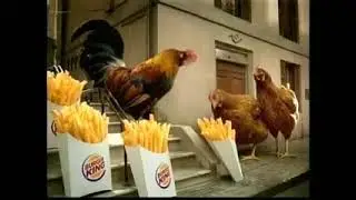 Burger King Vintage Chicken Fries Commercial 2006