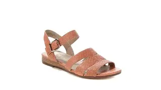 Naturalizer Kaye Leather Mini Wedge Sandal