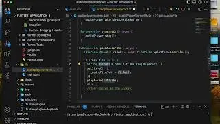 How to Pick and Play Audio Files from Device in Flutter | Flutter Audio Player Tutorial