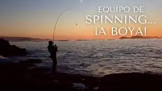 Pesca a BOYA usando CA&Ntilde;A de SPINNING: &iquest;Funciona?
