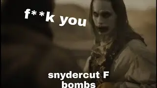 All F bombs in snydercut justice league