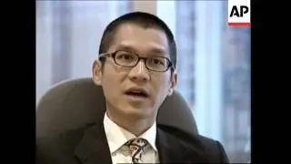 Trading in Hong Kong, bank shares