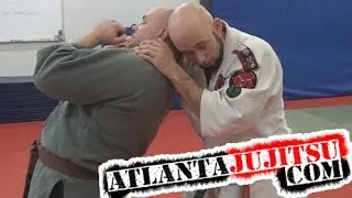 Jujitsu Rear Choke Entry, Choke Defense, and Takedown