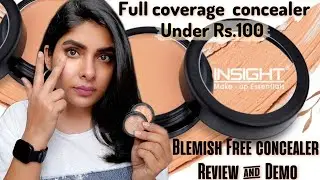 Insight Cosmetics Blemish Free Concealer Review | Best Concealer Under Rs.100 | Antima Dubey [Samaa]