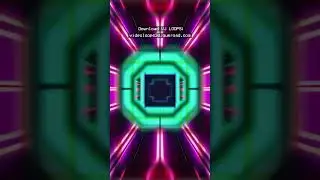 Neon Cyber Tunnel - #shorts - #video - #ai