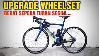 UPGRADE WHEELSET RUJIXU dan BAN KEVLAR || road bike carbon pacific primum 5.3