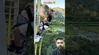 This Trampoline 🤩😍 is so Fun #bungeejump #trampoling #shorts #shortsfeed