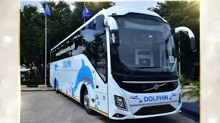 Dolphin's Collection from Volvo to B11R AC Seater Luxury Buses Shots from Bhilai Flyovers