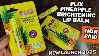 Plix Pineapple Lip Balm | Plix Lip Balm | 2025 | Plix Pineapple Brightening Pout Lip Balm | #sale