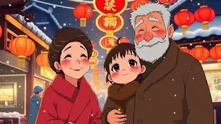 Peaceful Winter Day  |New Year | cozy Moment | Ghibli-Style Relaxing Video