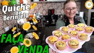 💰FAÇA E VENDA💰 GANHE MUITO DINHEIRO FAZENDO ESSA TORTINHA | QUICHE DE BERINJELA | TORTA DE BERINJELA