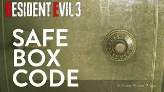 Resident Evil 3 Demo: Safe Box Code Solution