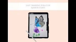 Drawing Exercise for Anxiety | Mindful Art Practice | Procreate